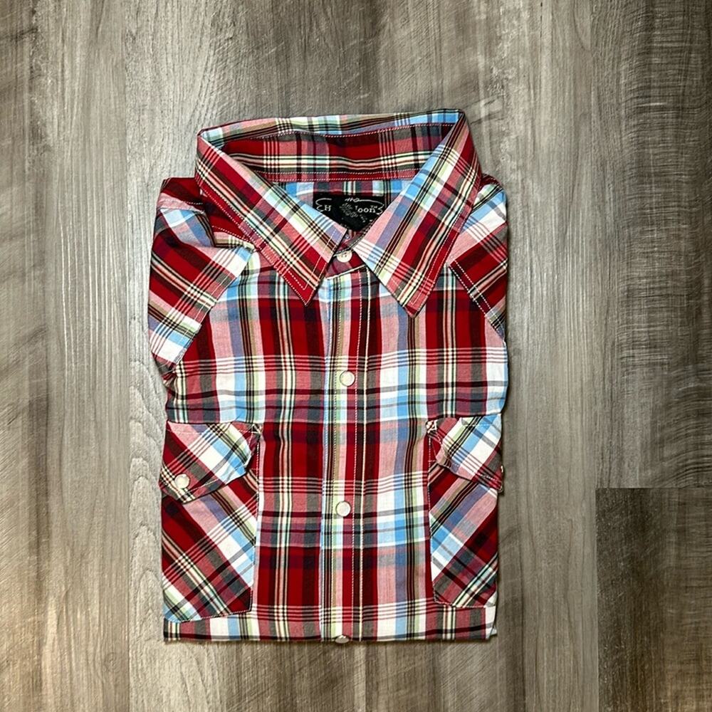 High Noon Western Long Sleeve Pearl Snap Button - Large Regular